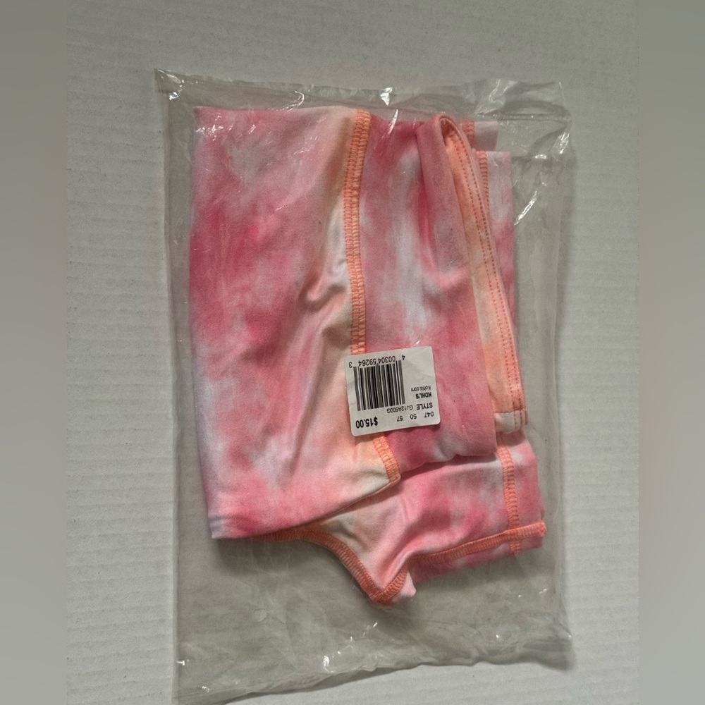 NWT - Jumping Beans Active Pink and Orange Tie-Dye Shorts